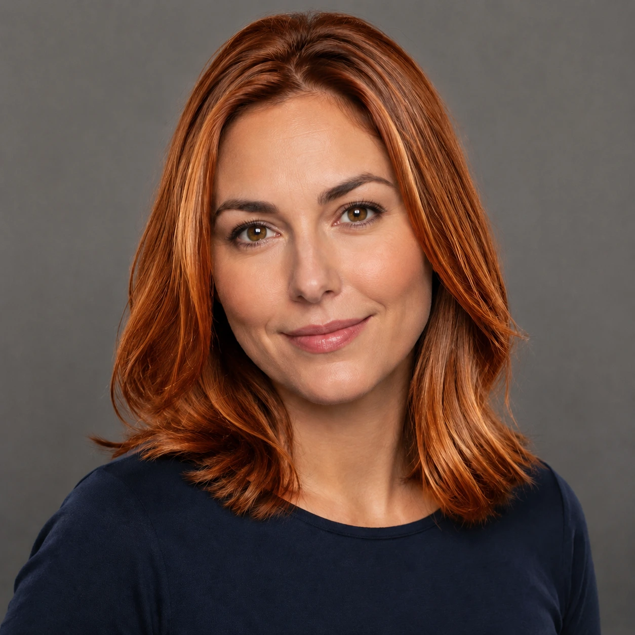 Copper Balayage — result